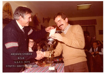 Giorgio Coppe ad una premiazione