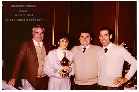 Dino Campanale (Presidente Onorario), Rolando Andriani (Presidente) e S.Greco (consigliere)